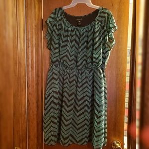 Black/Green Dress - Size 20w